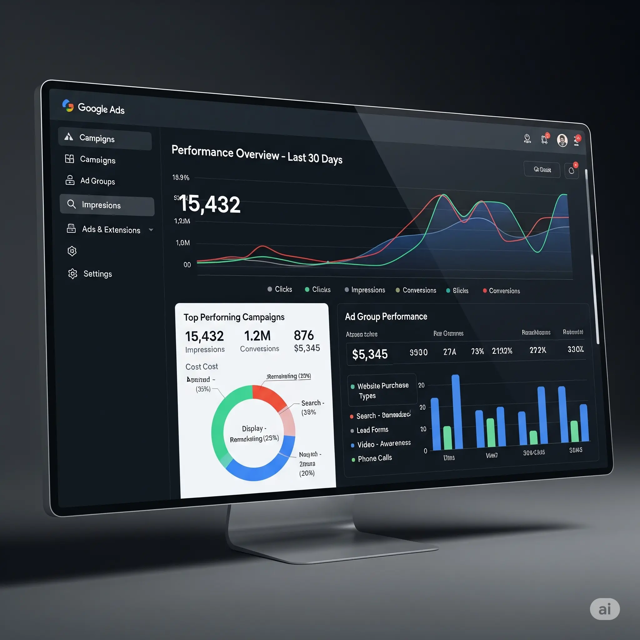 Hình ảnh minh họa chiến lược Google Ads giúp tạo ra 5000 leads chất lượng cho B2B