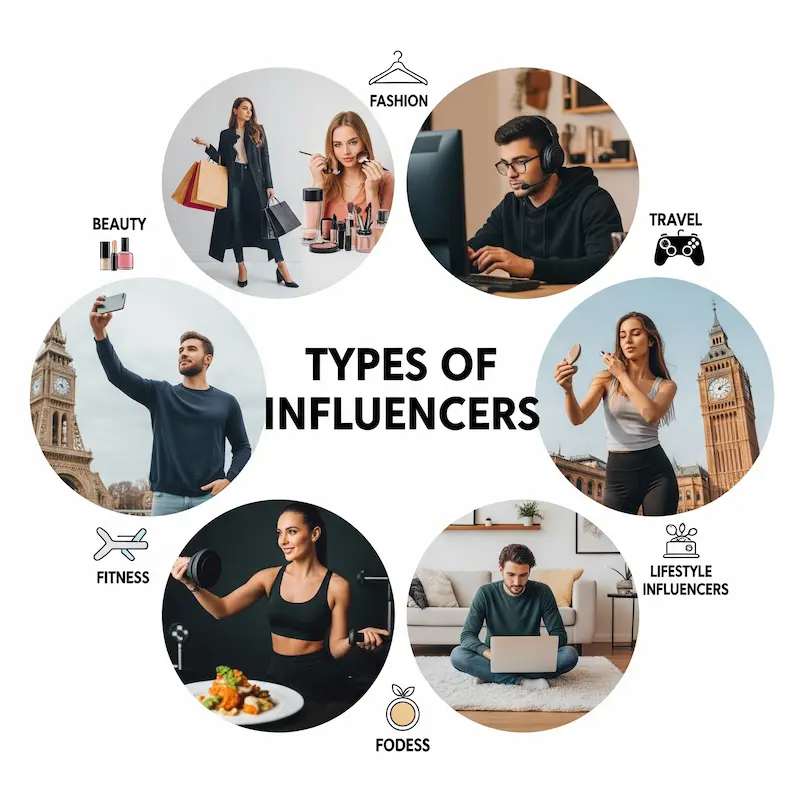 Different tiers of Influencers and their characteristics